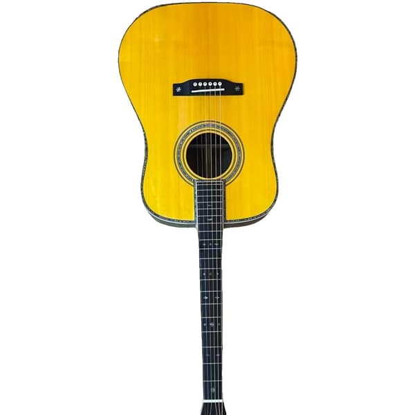 Gitarr, Fast Bro, Högerhänt Orientering,GUL