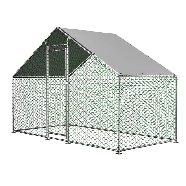 Hönshus, Väderbeständig, Låsbar Design,grön
