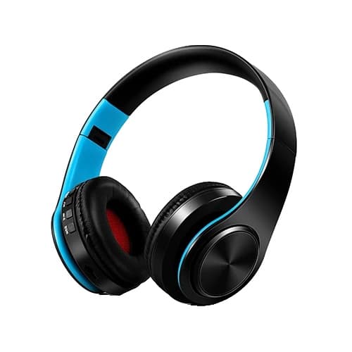 Headset, Trådløs Forbindelse, Lang Batterilevetid,Sort Blå