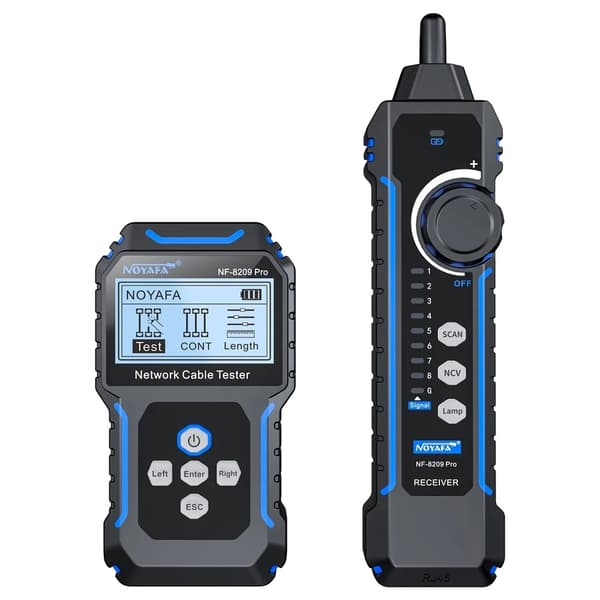 Netværkskabeltester, Længdemåling, PoE-test,NF-8209Pro