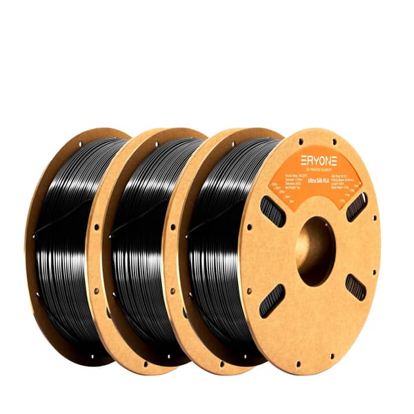 3D-printer filament, PLA-material, miljøvenligt,Sort-3kg