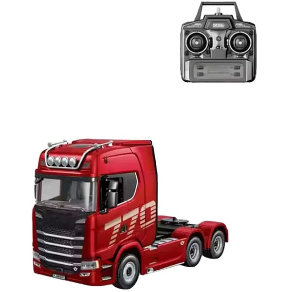 Fjärrstyrd Traktorlastbil, 1:18 Skala, Multifunktionalitet,Traktor Röd 2B