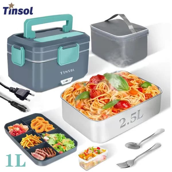 Elektrisk Lunchlåda, 90W Effekt, 3.5L Kapacitet,EU, 3.5L
