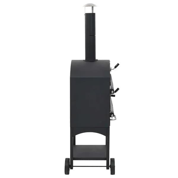 Pizzaovn, Kulgrill, Bærbar Design,sort