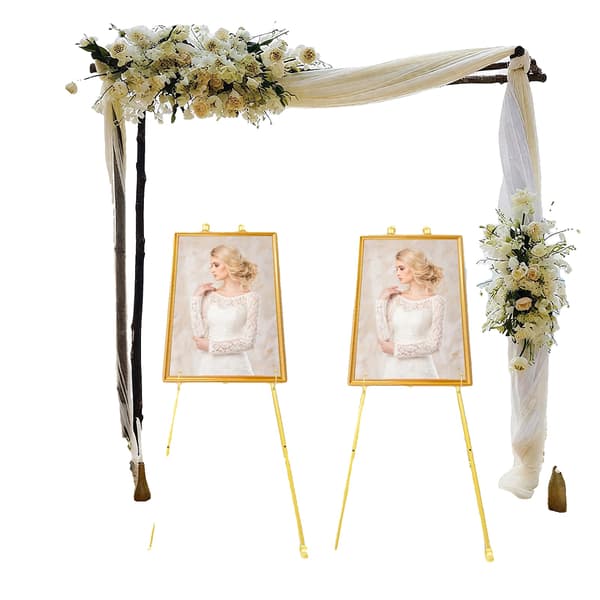 Bröllopsställning, Elegant Design, Golvmonterad Bekvämlighet,Guld, M