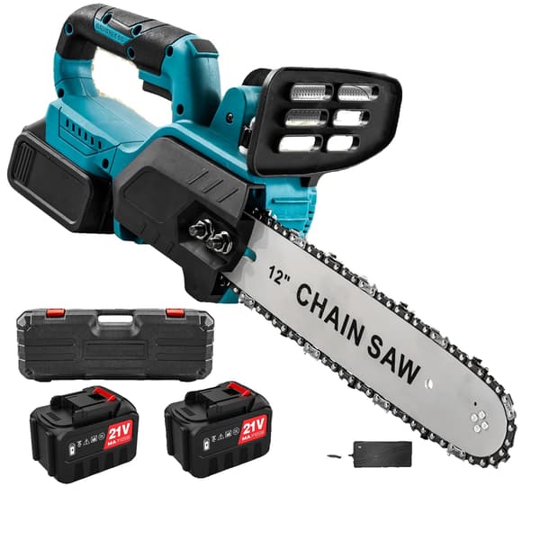 Kædesav, Børsteløs Motor, Ergonomisk Design,2 Batteri