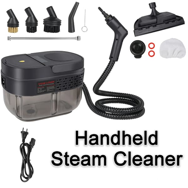 Håndholdt damprenser, 2500W effekt, 1600ML vandtank,sort