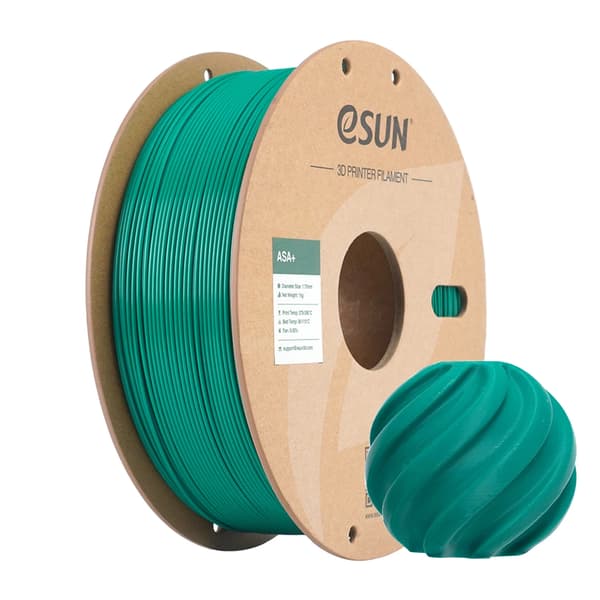 3D-printer filament, ASA+, høj slagmodstand,GRØN