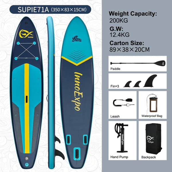 Stand Up Paddle Board, Lätt, Hållbar Design,SUPIE71A