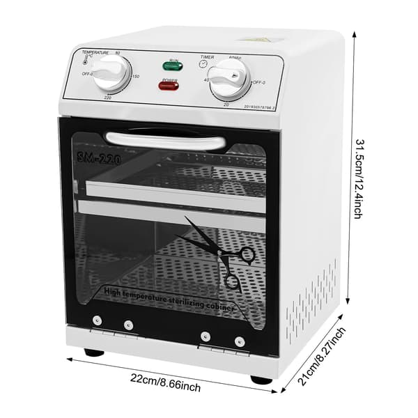 Sterilisator, 600W Effekt, 2-lags Design,HVID