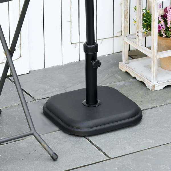 Paraplyfod, Metal Konstruktion, Nem Samling,Sort
