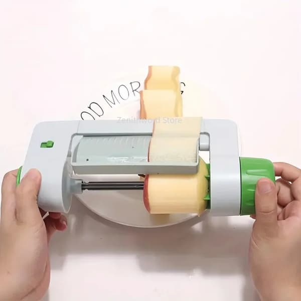 Frugt- og grøntsagsslicer, stålblad, ergonomisk design,1pc