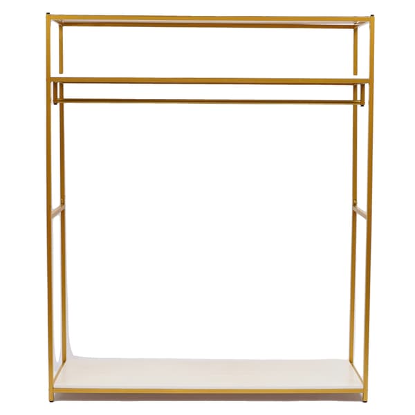 Tøjstativ, Stilfuldt Design, Robust Konstruktion,Guld