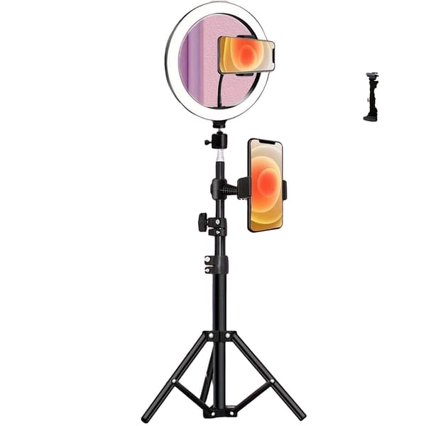 LED Ring Light, 26 cm diameter, DC strømkilde, 5600 K farvetemperatur, bi-farve version, CE certificering