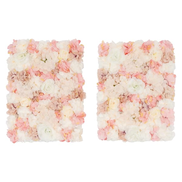 Kunstige Blomsterpaneler, Livlig Silke Struktur, Håndlavet Design,MULTI