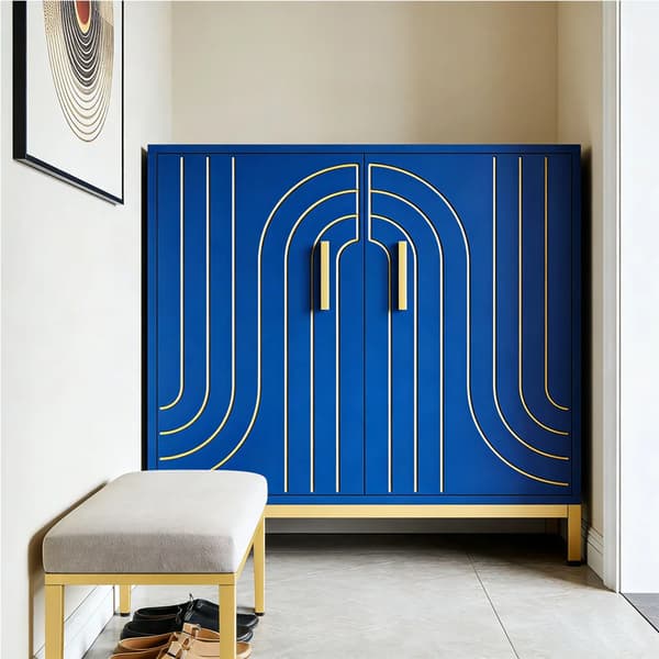 Bufféskåp, Förvaringslösningar, Modern Design,blå