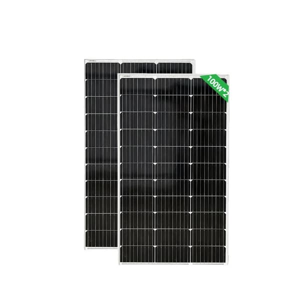 Solpanel, Monokrystallinsk, Pålidelig Strømoutput,100W 2PCS