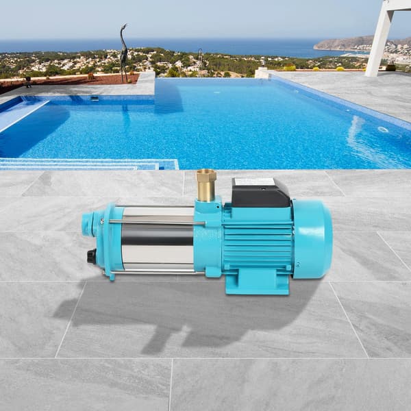 Vattenpump, Rostfritt Stål, Självprimande,Blå