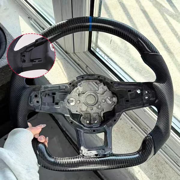 Ratttillbehör, Perforerat Läder, Kolfiberdesign,med hål