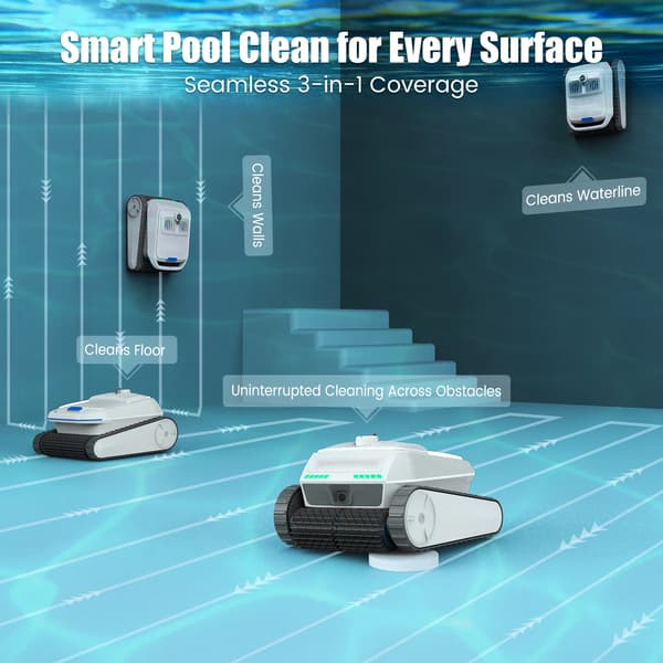 Pool Robot, Intelligent Navigation, Ultralyd Detektion,PC200 Lite