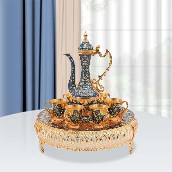Teesæt, Elegant Design, Brugervenlige Funktioner,Guld