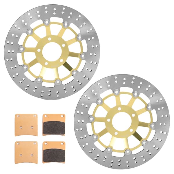 Bromsskivor, Lättviktsdesign, Förbättrad Hållbarhet,Guld RG
