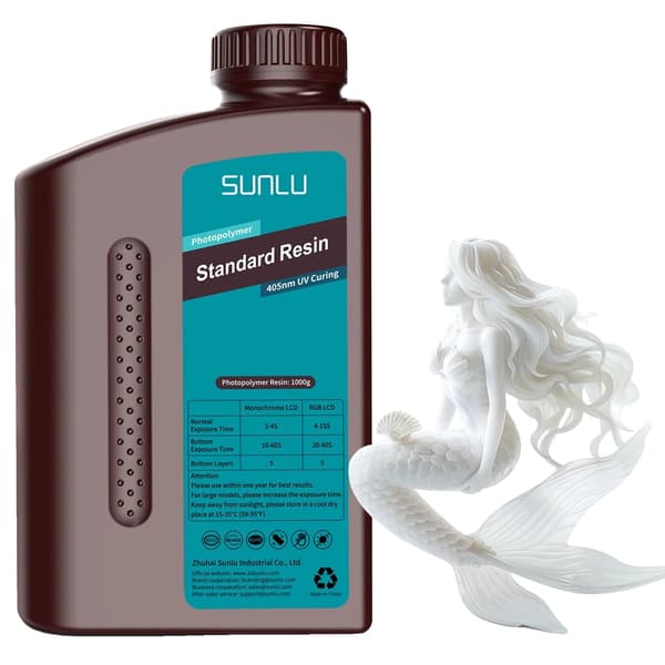 3D-skrivarharpiks, låg krympning, hög precision,Standard Vit