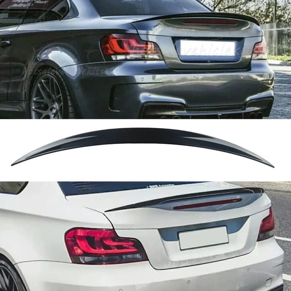 Spoiler Lip, Høj Kvalitet ABS, Nem Installation,Glans Sort