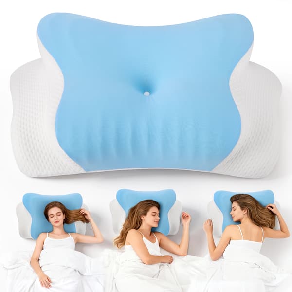 Støttepude, Hukommelsesskumsfyld, Ergonomisk Design,A