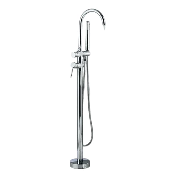 Badkarskran, Dubbelhandtag, Modern Design,krom