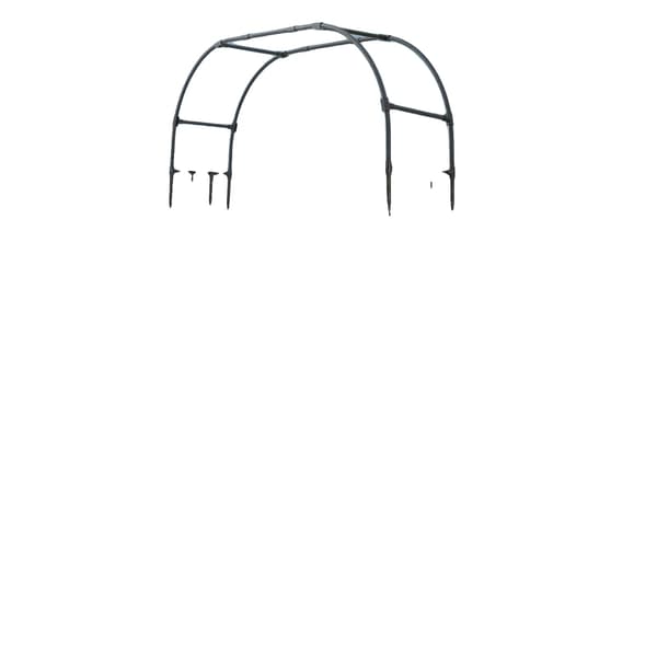 Trädgårdsbåge Trellis, Pulverlackerad Stål, Klätterväxtstöd,M