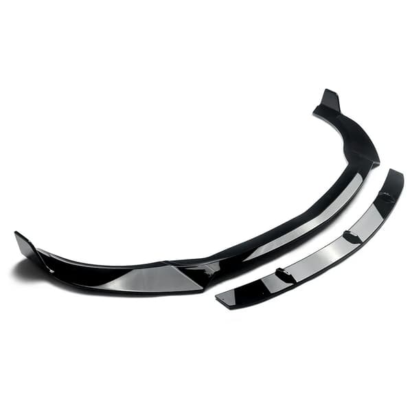 Front Splitter Lip, AMG Stil, Front Bumper Kompatibilitet,glans sort