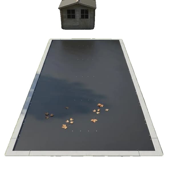 Poolskydd, vattentätt, hållbar design, svart