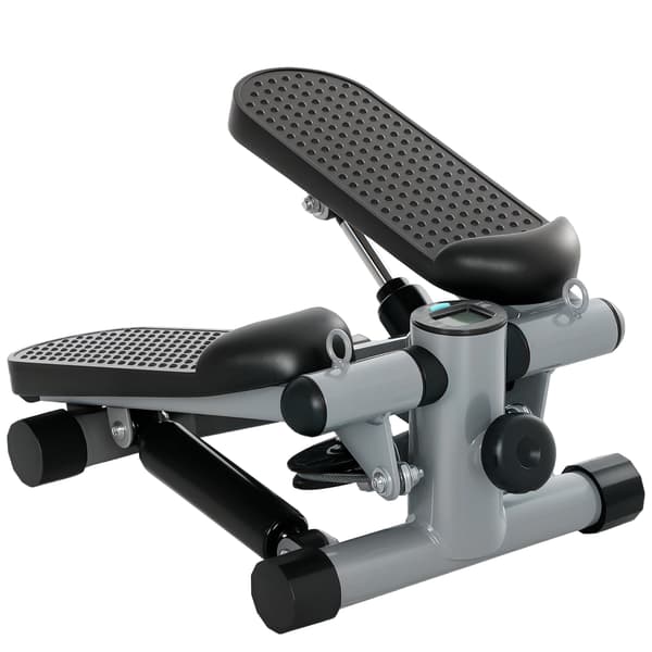 Mini Stepper, Kompakt Design, Justerbar Modstand,GRÅ