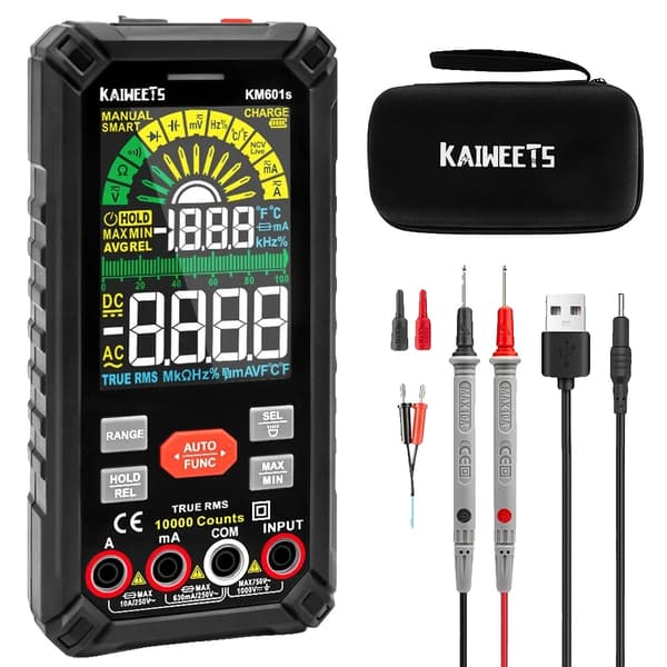Digitalt Multimeter, Smart Tilstand, Stort LCD Display,KM601S