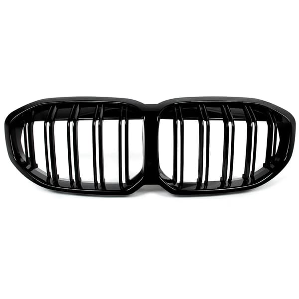 Frontbumpergrill, ABS-plast, direkte erstatning,glans sort
