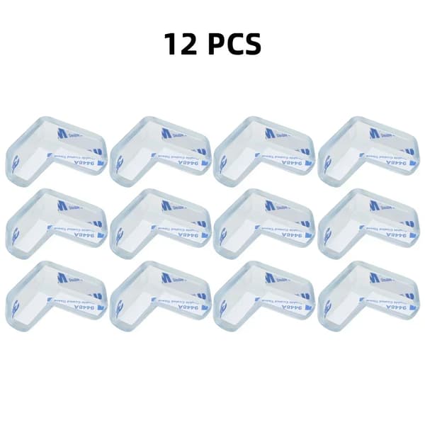Bordshörnskydd, Klar Design, Säkerhetsdämpning,12PCS L Formad