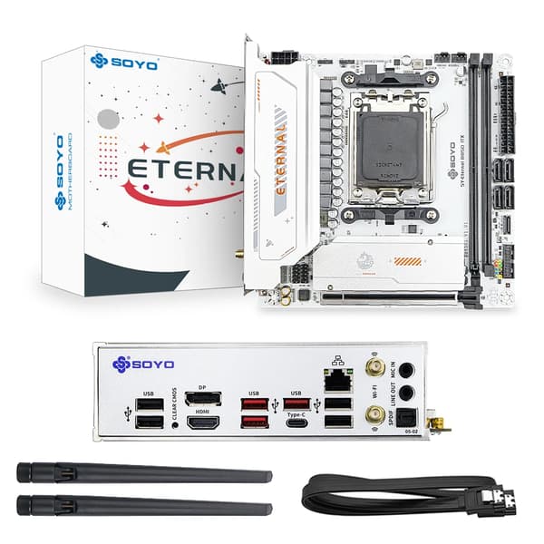 Bundkort, AM5 Socket, DDR5 Understøttelse,Moderkort