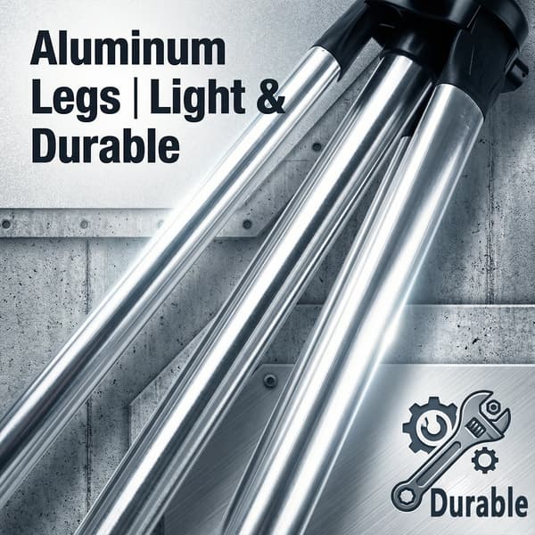 Laser Nivåstativ, Justerbar Höjd, Robust Aluminiumlegering,Stativ 1.2m