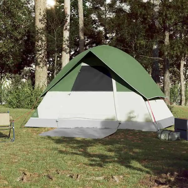 Camping Telt, Plads til 3-4 Brugere, Holdbar Polyesterfiber Konstruktion,MULTI