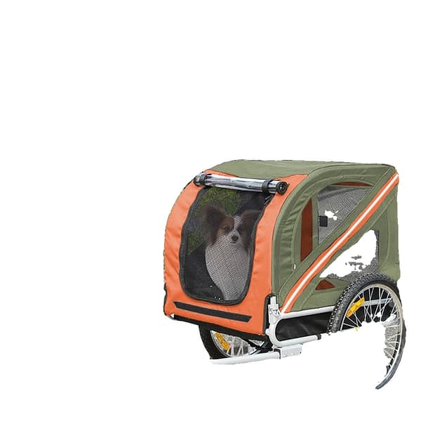 Cykelvagn, Mångsidig Design, Hållbart Material,Orange