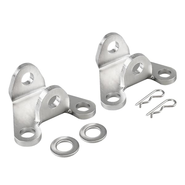 Fotpinnesänkning Kit, Rostfritt Stål Konstruktion, Perfekt Passform,Silver