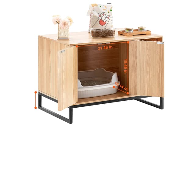 Kattlåda Inhägnad, Elegant Design, Robust Konstruktion,31.5