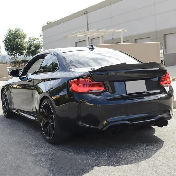 Bagagerumslipspoiler, Aerodynamisk Design, Nem Installation,Glans Sort