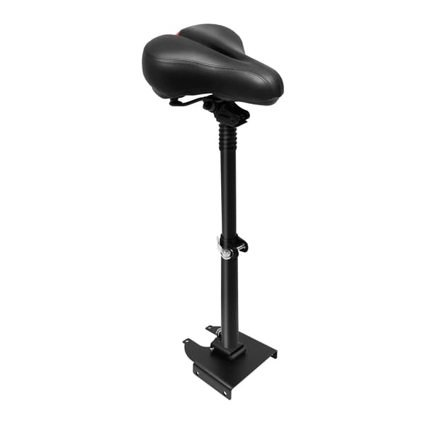 Stødabsorberende sæde, justerbar højde, ergonomisk design,sort