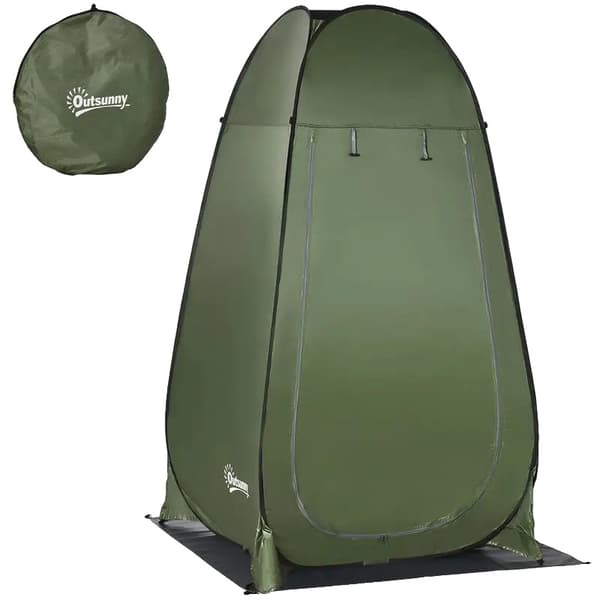 Campingduschtält, Hållbar Canvas, Lättviktsdesign,T1003-01-07784