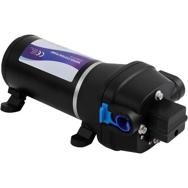 Vandpumpe, selvprimende, 40 PSI trykforøgelse,EU, sort, 12V