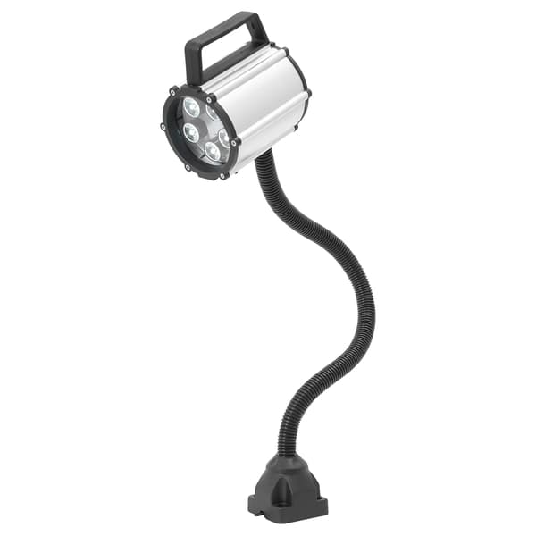 Arbejdslampe, Fleksibelt Design, Holdbare Materialer,sort, 5w