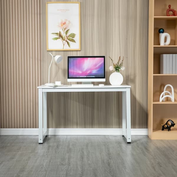 Computerbord, Kompakt Design, Nem Montering,Hvid