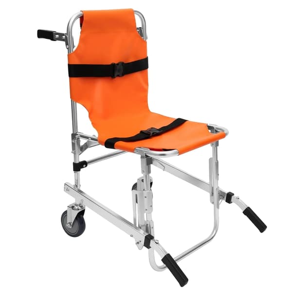 Trappstol, Lättviktsaluminium, Bärbar Design, Orange